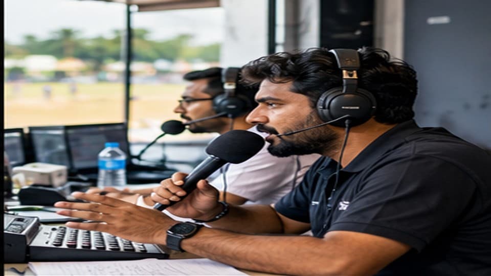 Sports commentary and audio production