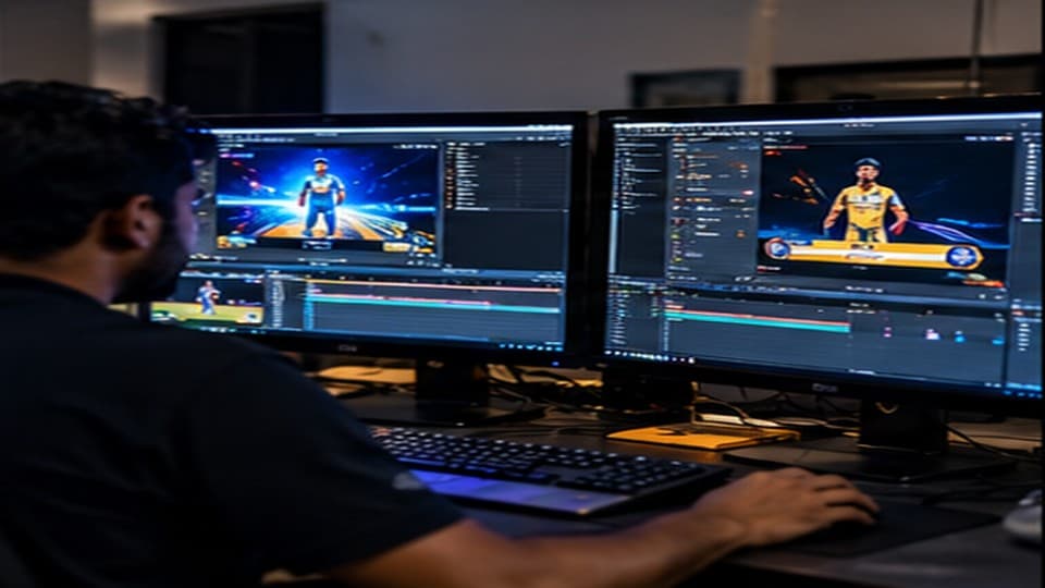 Custom broadcast graphics workflow
