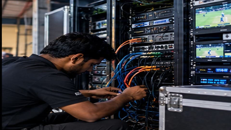 Broadcast technical planning and signal setup