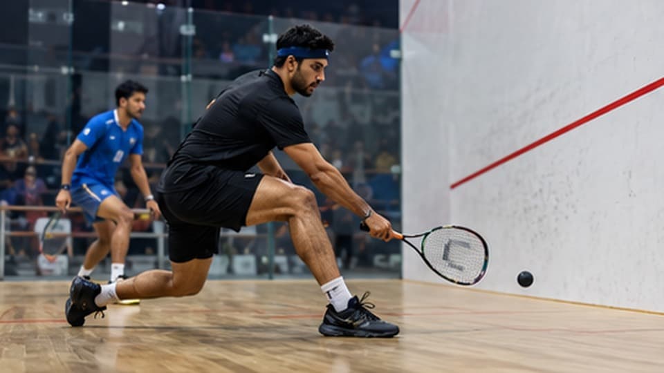 Squash match